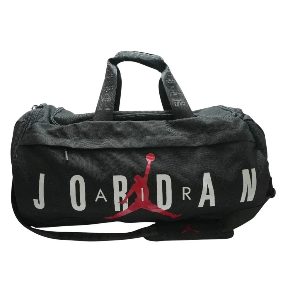 Jordan Duffel Bag Mens Blackp Jumpman Gradient Logo Sport Travel